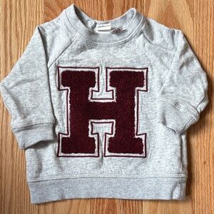 H&M x Harvard Sweatshirt 3-6m